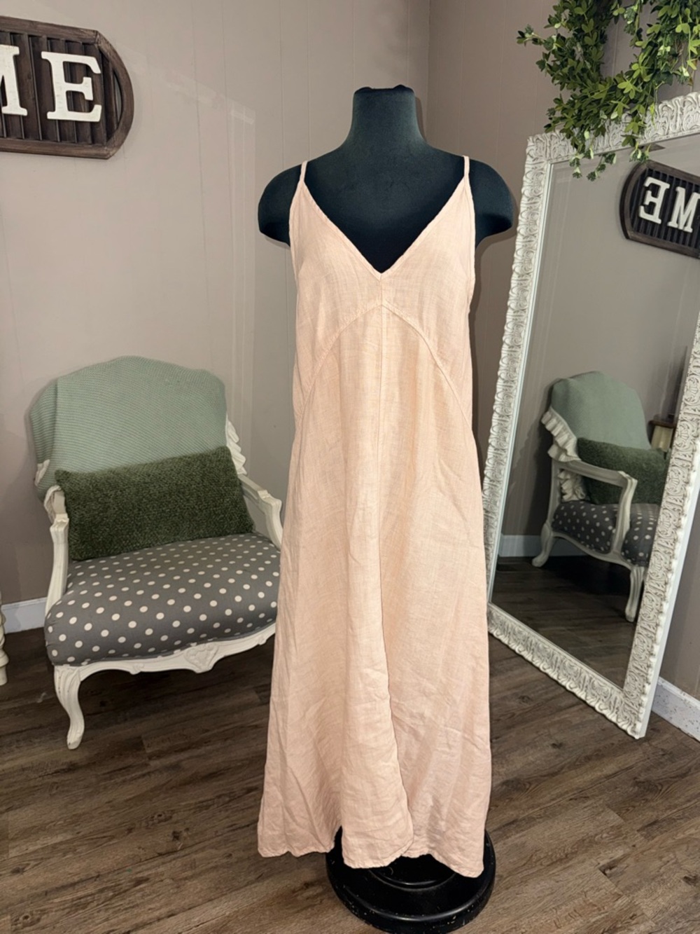 Zara • ZW Collection Linen Maxi/Midi Dress - Picture 2 of 14